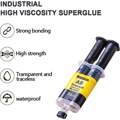 AB Glue Firm 2 Minutes Curing Stationery Strong Glue Home Supply Adhesive Universal Long-lasting Epoxy Resin Super Liquid 4/25ml