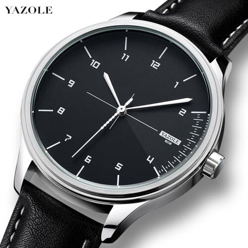 New YAZOLE Fashion Quartz Watch Men Watches Top Brand Luxury Male Clock Business Men Wrist Watch Relogio Masculino Reloj Hombre