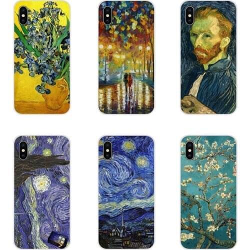 Paintings Starry Night Van Gogh For Huawei Y5 Y6 Y7 Y9 Prime Pro GR3 GR5 2017 2018 2019 Y3II Y5II Y6II Mobile Phone Shell Covers