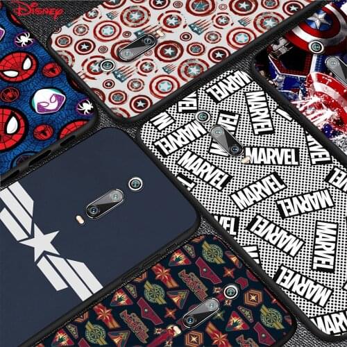 Captain America Marvel Silicone Cover For Xiaomi Redmi 9T 9 9C 9A 9AT 9i 8 8A 7 6 Pro 7A 6A 5 5A 4X Plus Phone Case