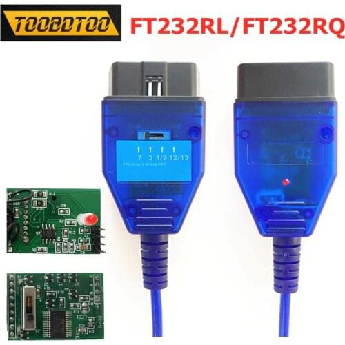 FTDI FT232RL FT232RQ Chip For Fiat For VAG 409 KKL Auto OBD2 Diagnostic Interface for VAG KKL 409 Compatible For Fiat ECU Scan