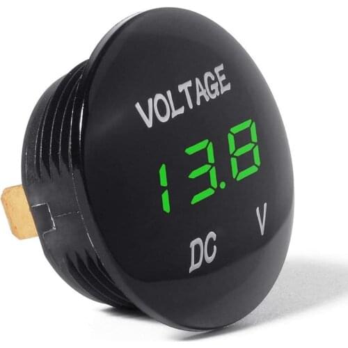 New DC 12V-24V Digital Panel Voltmeter Voltage Meter Tester Led Display For Car Auto Motorcycle Boat ATV Truck Refit Accessories