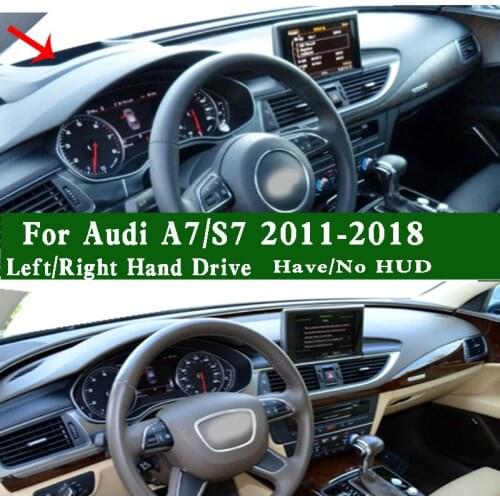Car Dashboard Dashmat Pad for Audi A7 S7 RS7 4GF 4GA Sportback 40 TFSI quattro 2011-2018 Non-slip Sun Shade Cover Dash Mat