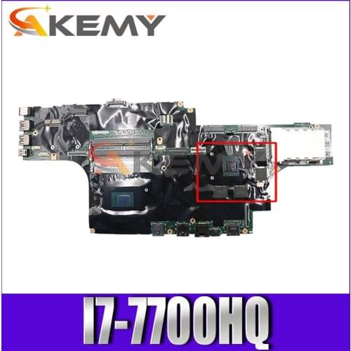 Laptop motherboard For LENOVO Thinkpad P51 NM-B041 I7-7700HQ N17P-Q1-A1 Mainboard