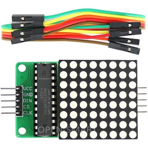 MAX7219 Dot Matrix module Red LED display Module MAX7219 microcontroller module for Arduino