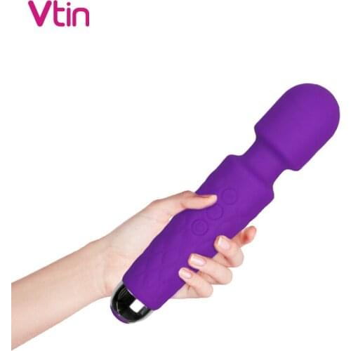 Powerful Wand AV Vibrator Rechargeable Sex Toy for Women G Spot Stimulator Vibrating Dildo For Women Sex Products
