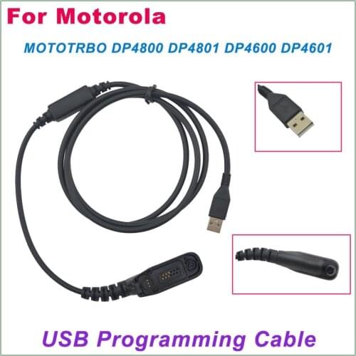 New Arrival USB Programming Cable for Motorola MOTOTRBO DP4800 DP4801 DP4600 DP4601 XiR P8268 P8260 Radio