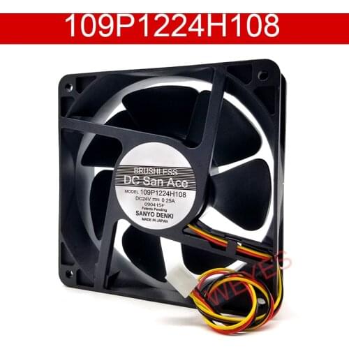Original For DC SAN ACE 109P1224H108 12CM 24V 0.25A 12038 cooling fan