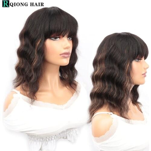 RQIONG HAIR Synthetic Wigs