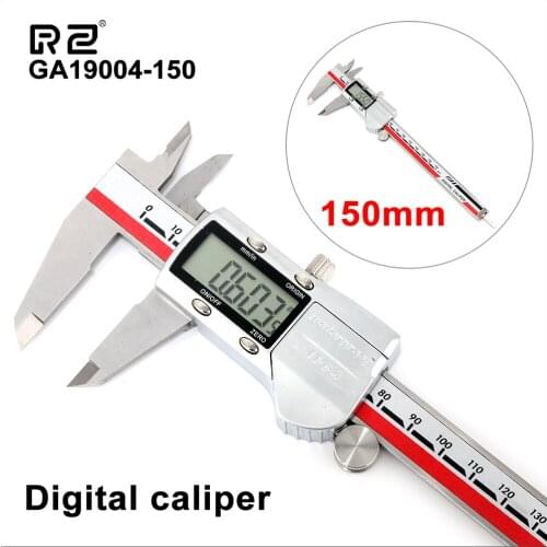 RZ Vernier Calipers Digital LCD ElectronicVernier Caliper Stainless Steel Marking Vernier Caliper Professional Measuring Tools