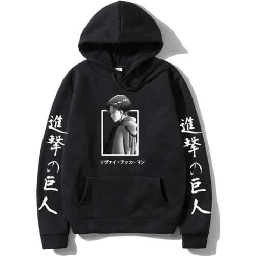 Attack On Titan Hoodies Sweatshirts Men Woman Fashion Black White Pink Autumn Winter fleece Hip Hop Hoody Male Brand Casual Tops