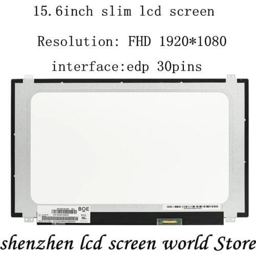 15.6 slim 30pin for lenovo ThinkPad E550 N156HGE-EAB B156HTN03.6 N156HGE-EA1 EAB B156HTN03.4 HB156FH1-401
