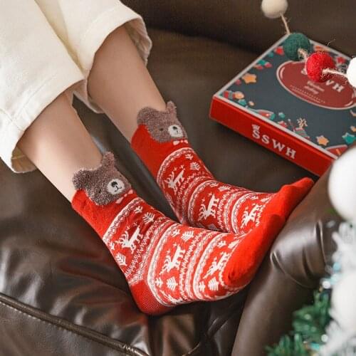 Christmas Santa Socks Decoration For Home Merry Christmas Ornament Happy New Year Xmas Gifts Noel Christmas stocking