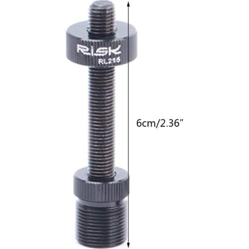 Bicycle Square Hole Spline Bottom Bracket Anti-falling Screw Auxiliary Sleeve Fixing Rod Repair Tool Accessories