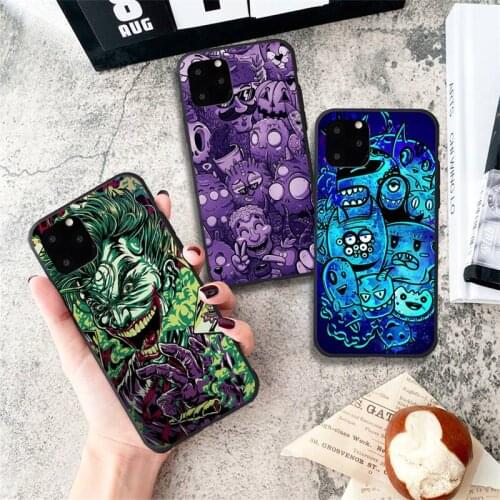 Funny cartoon Phone Case for iPhone 11 12 Pro mini pro XS MAX 8 7 6 6S Plus X 5S SE 2020 XR