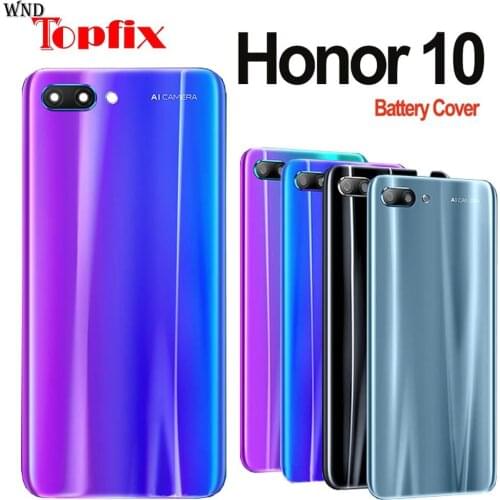 For Huawei Honor 10 Back Battery Cover Door Rear Glass Housing Case For Honor10 Battery Cover For Honor 10 Housing