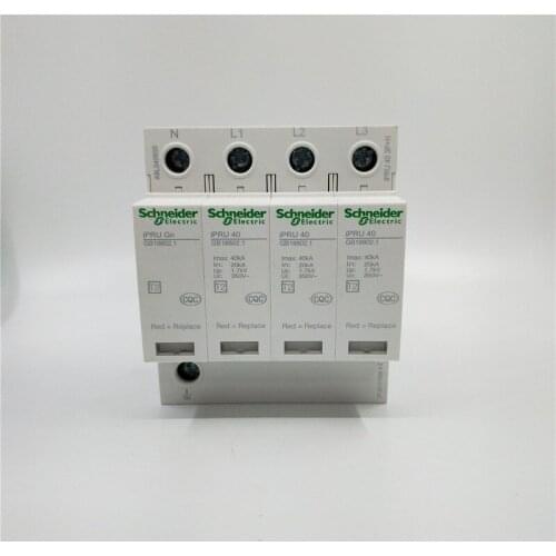Schneider IPRU surge protector 2P 3P 4P 3P + N air switch lightning protector 40KA 20KA 65KA Schneider surge protector