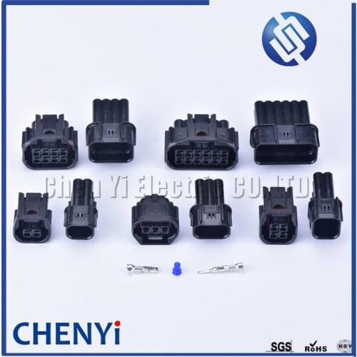 1set 2/3/4/8/12 pin car waterproof auto connector LED headlight speaker plug sensor connectors For Honda Civic Odyssey XRV VEZEL