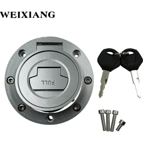 CNC Aluminum Motorcycle Fuel Gas Cap Tank Cover Lock For Yamaha YZF R6 R1 MT07/09 FZ1/6 FZ6R