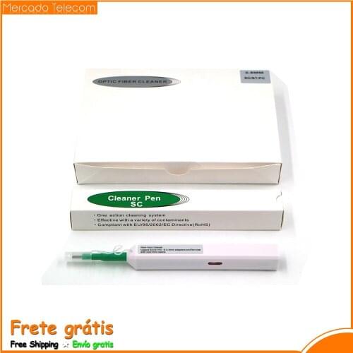 Free 10PCS shipping AB11A for SC/FC/ST One Click Cleaner tool 2.5mm Universal Connector Fiber Optic Cleaning Pen