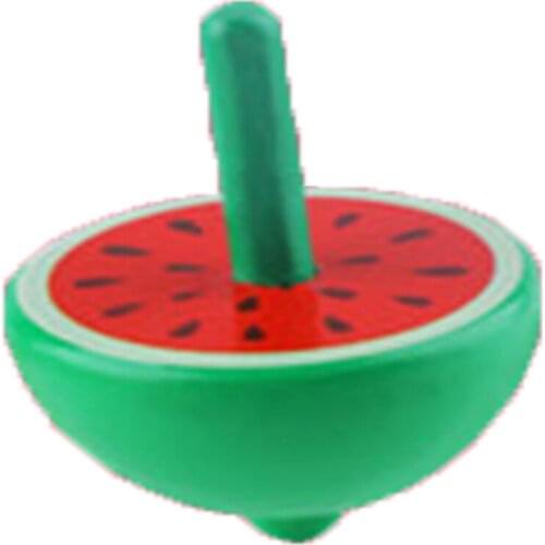 6 wooden manual rotating gyro kindergarten boys and girls building wood toy puzzle 3-4 years old