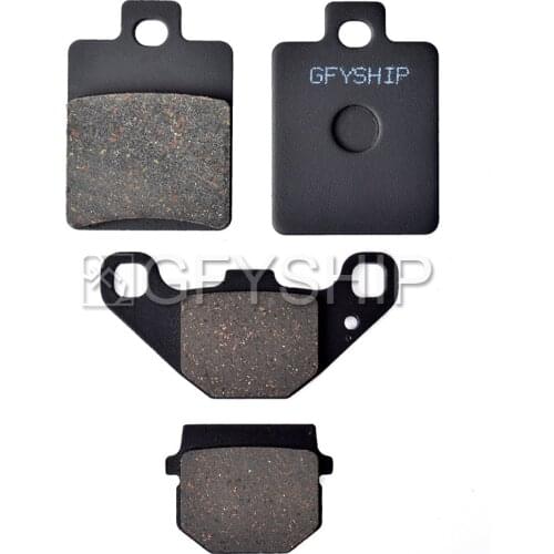 For PEUGEOT Speedfight 50 1/2 (Air Cooled) Rear Drum Models -Heng Tong Calipers Motorcycle Front Rear Brake Pads Brake Disks