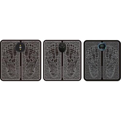 EMS Foot Massager Pad Mat Muscle Stimulator for Blood Circulation Relaxing Pain Relief 6 Massage Modes