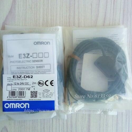 E3Z-D62 PNP 8-50cm Omron Photoelectric Sensor New High Quality In the Bag