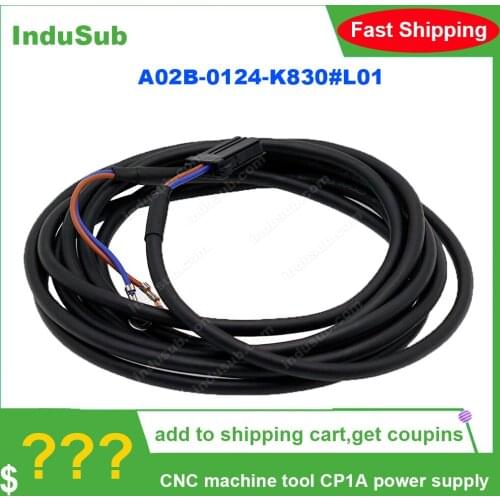 A02B-0124-K830 CNC Machine Tool CP1A Power Supply Power Cable 1m
