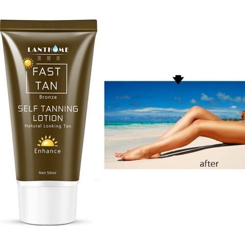 50ml Tanning Cream Body Tanning Lotion Nourishing Skin and Sun-free Tanning Cream