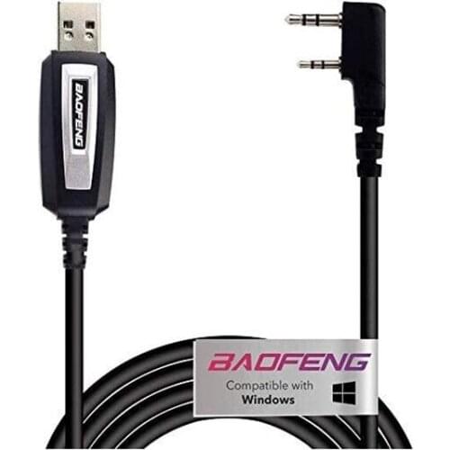 Mirkit programming cable CH340 chip is suitable for Baofeng two-way ham portable radio: UV-5R, 5RA, 5R Plus, 5RE, BF F8HP, UV3R