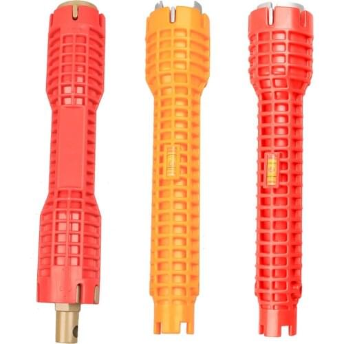 Multifunctional Water Pipe Double Spanner Wrench Basin Bottom Pliers Sleeve Bathroom Faucet Sink Installation Maintenance Tool