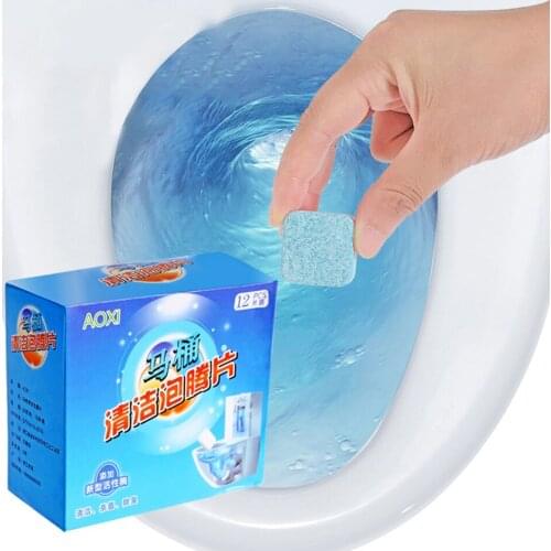 12Pcs Multifunctional Toile Effervescent Spray Cleaner Glass Window Cleaner Floor Kitchenware Household Cleaning Tool