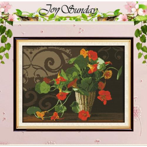 The Morning Glory Counted Cross Stitch 11CT 14CT Cross Stitch Set Wholesale flower Cross-stitch Kit Embroidery Needlework