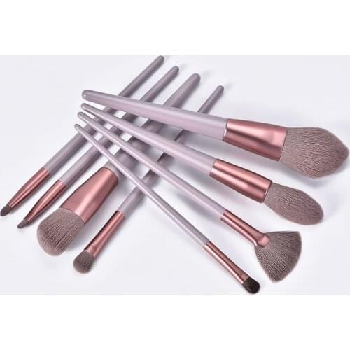 4pcs/8pcs Professional Makeup Brush Set Soft Beauty Highlighter Powder Foundation Concealer Multifunctional Cosmetic Tool Makeup