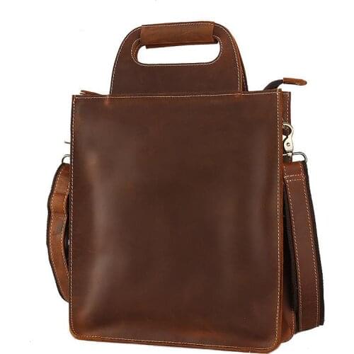 New Genuine Leather Men Bag Business Handbag Male Laptop Shoulder Bags Crossbody Bag For Man Mens Messenger Bag Bolsa Feminina