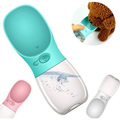 New Pet Dog Cat Water Bottle Portable Travel Cups Outdoor Feeder Water Drinking Bowl 350/480/550ML Small Large Dogs Pet Products