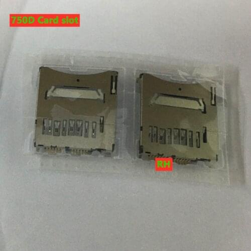 NEW 750D SD Memory 750D Card Slot Holder For CANON For EOS 100D 200D 70D 77D 80D 750D 760D 6D mark I Digital Camera Repair Part