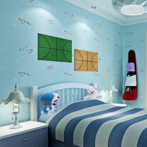 Beibehang papel de parede Marine Story childrens room bedroom wallpaper boys natural wallpaper paste pink girl room full
