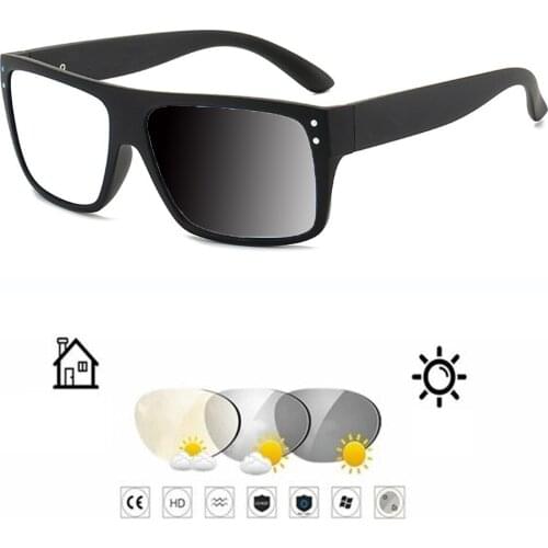 TR90 Classic Trend Oversized Photochromic Grey Reading Glasses +0.75 +1 +1.25 +1.5 +1.75 +2 +2.25 +2.5 +2.75 +3 +3.25 To +4