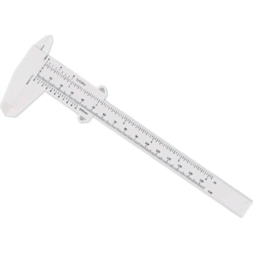 Eyebrow Stencils Ruler Caliper Plastic 1Pcs 150mm Permanent Makeup Microblading Reusable Guide Ruler Beauty Makeup Measure Tools