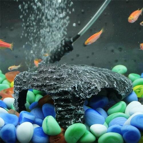 Turtle Ramp Climbing Resin Crafts Stone Bridge Aquarium Landing Turtle Cylinder Decoration Aquarium Decoration