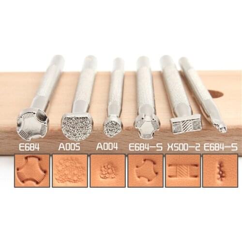 Stamps for leather Stamping Tools Saddle Making Set Special Shape Punch Set Carving Working Craft Stamp Handmade Art Tools
