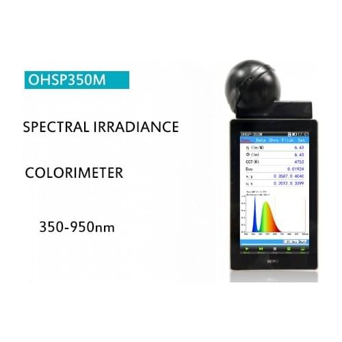 Optical fiber spectrometer ohsp350m measuring luminous flux