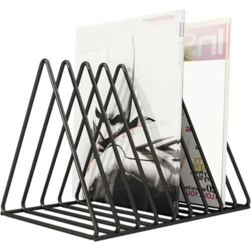 Vinyl Record CD Magazine Storage Rack Album Display Rack Multifunctional Vertical Creative European Art Collection