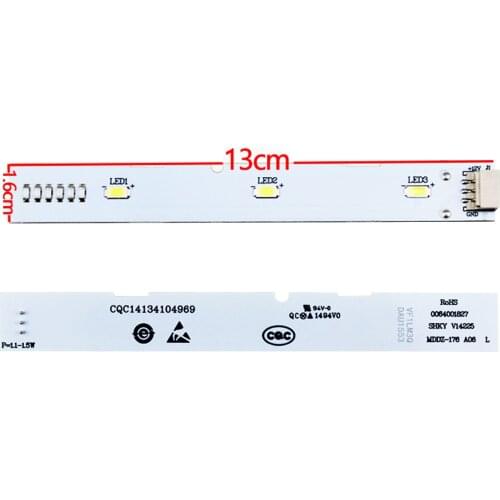 LED Backlight strip lamp For Haier BCD-575WDBI 0064001827 Front-door Refrigerator LED Lamp Bar Accessories