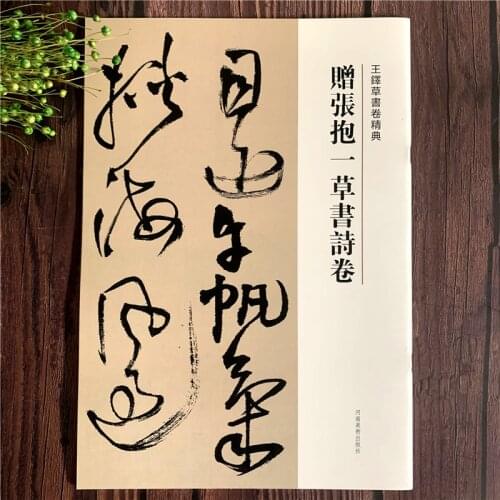 Chinese Calligraphy Rubbings Copybook Wang Duo Zeng Zhang Bao Yi Cao Shu Poem Imitating Copy Book 28pages