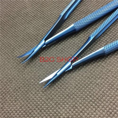 Titanium Alloy Ophthalmic Scissors Forceps Tweezers Microsurgical Eye Instruments