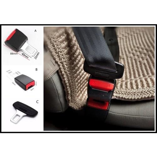 Car seat belt Lock plug extension joint universal buckle head for Opel Corsa Antara Meriva Zafira Insignia Mokka