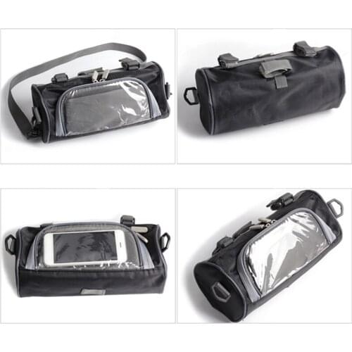 Motorcycle Front Handlebar Waterproof Mobile phone Touch Screen Storage Bag 28GC